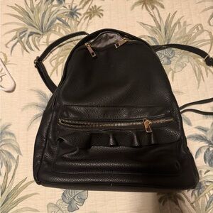 Torrid Black Backpack with Gold Accents